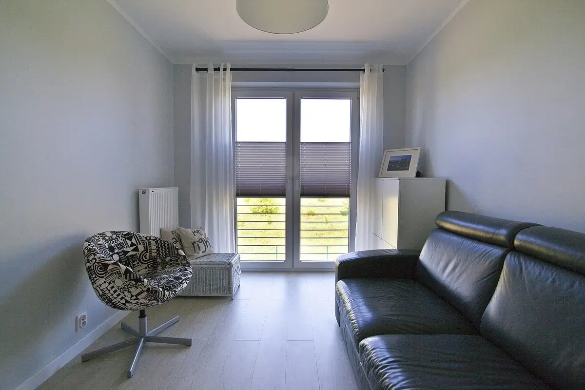 Plisy standard w salonie